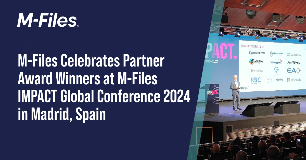 M-Files IMPACT Global Conference 2024 in Madrid, Spain