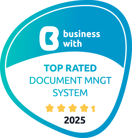 Business with Top Rated Customer Satisfaction 2025 award badge