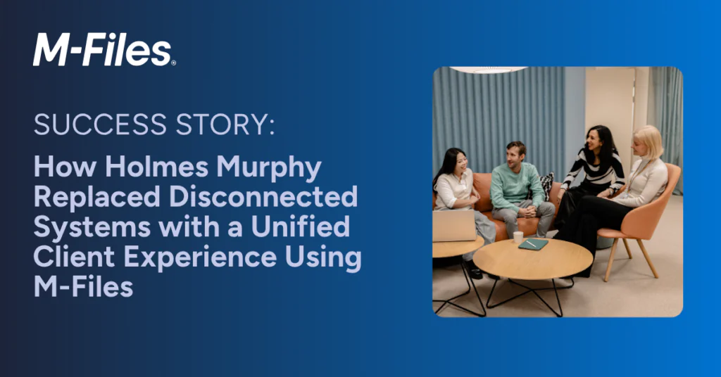 M-Files Holmes Murphy success story banner